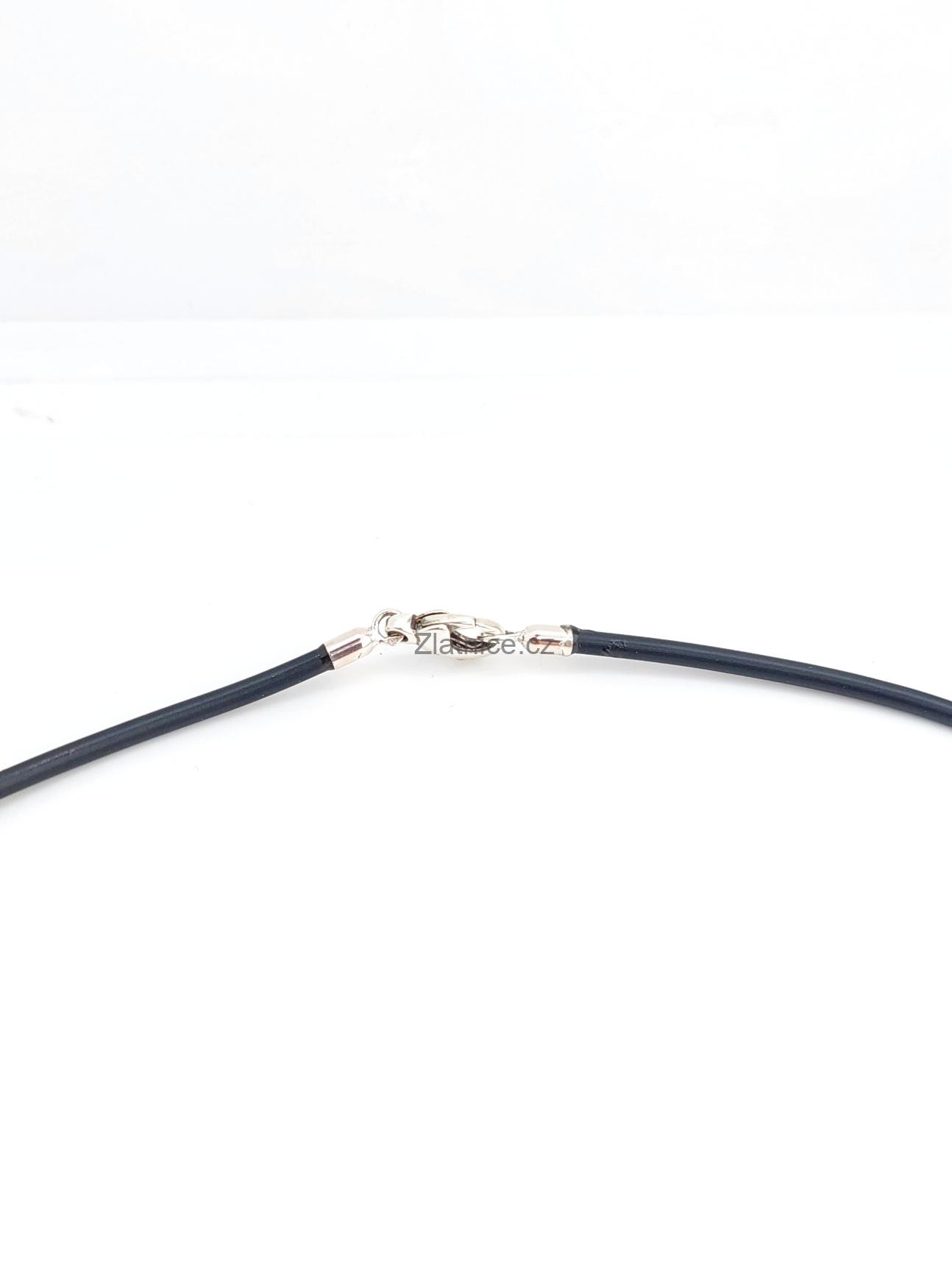 Modelový náhrdelník - korál, stříbro 