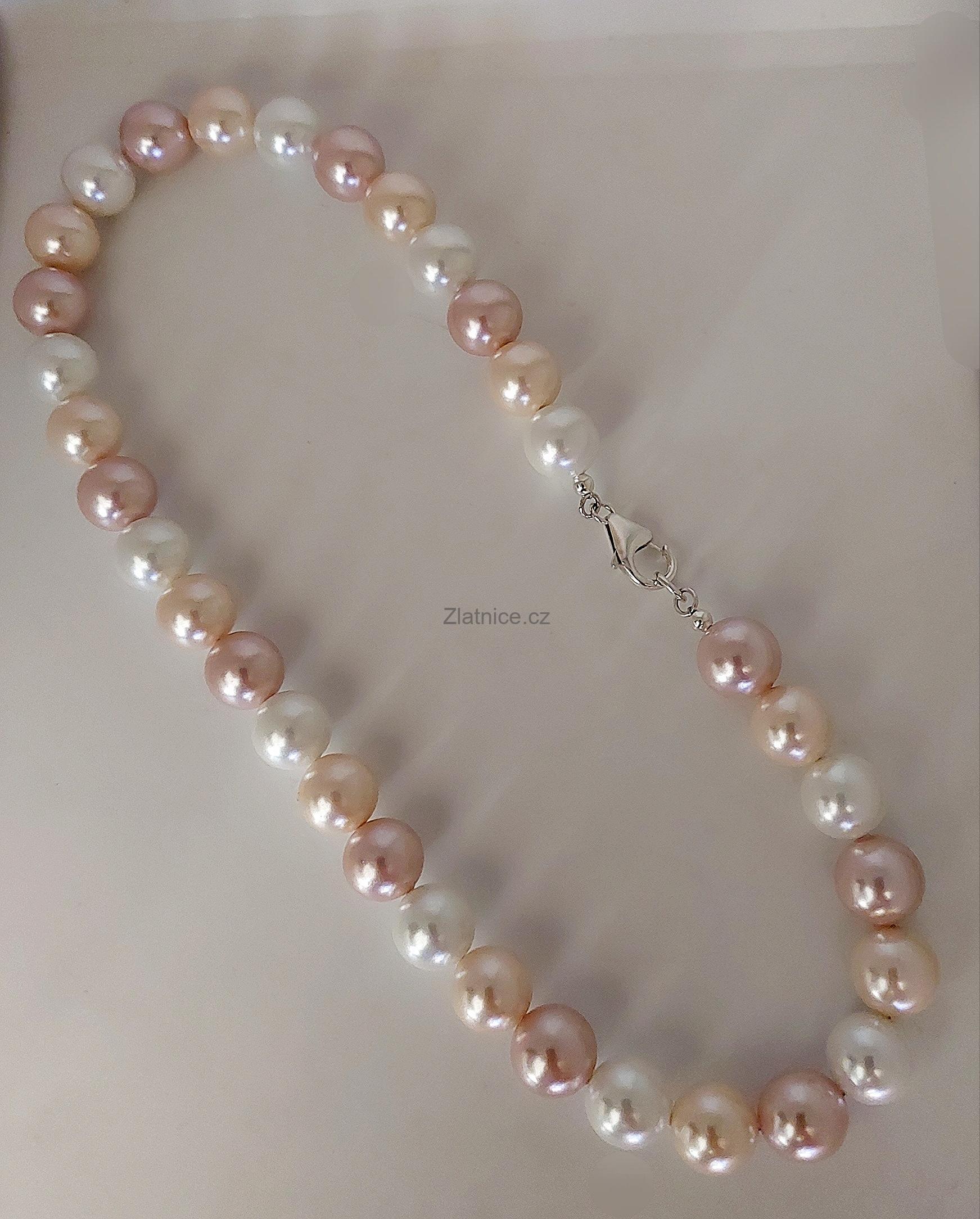 "QUEEN" náhrdelník perly SHELL, Ag 925