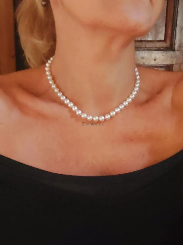 Krásné Akoya perly 14Kt Certifikát
