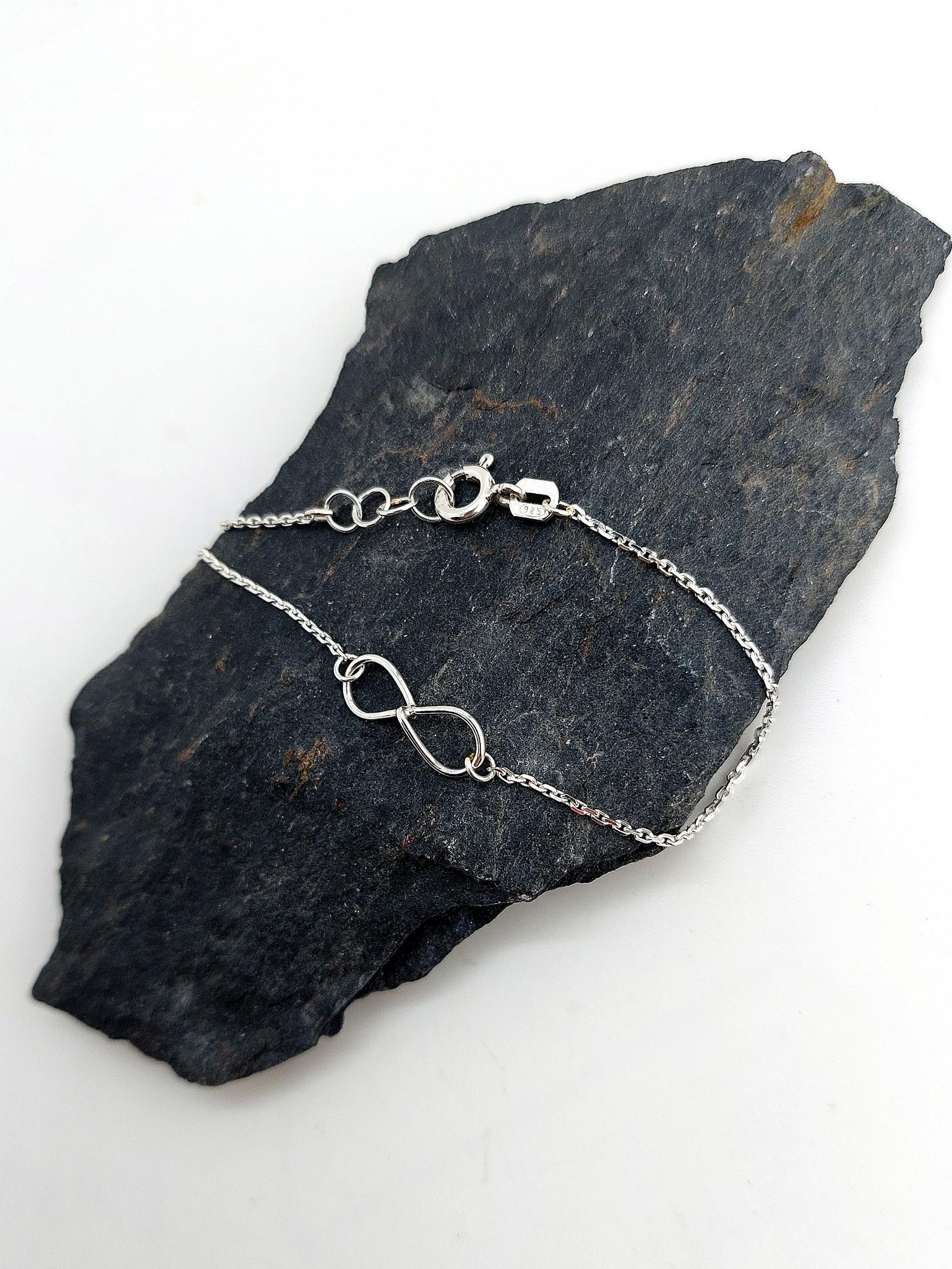 "NEKONEČNO Ag" Modelový stříbrný náramek