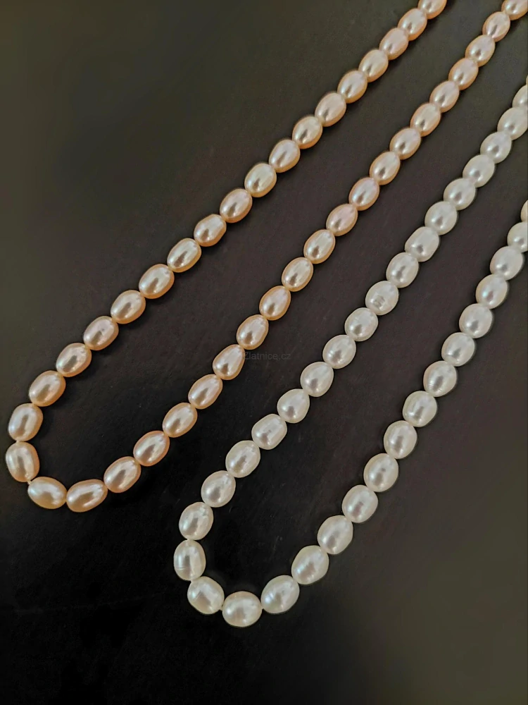 "Lisi" jemný perlový náhrdelník 40 - 42 cm, AAA