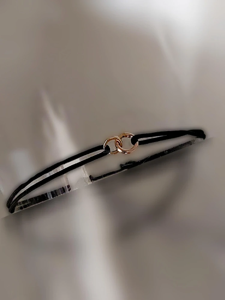 Zlaté kruhy - náramek 14Kt zlato 2 životy