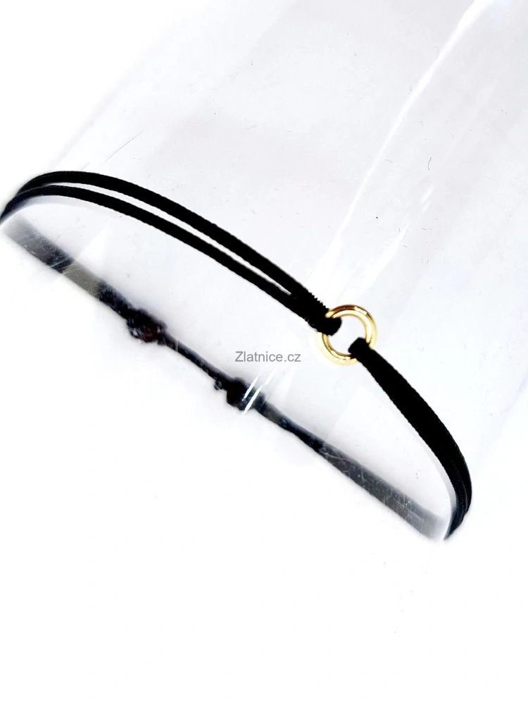 Zlatý kruh - náramek 14Kt zlato KARMA