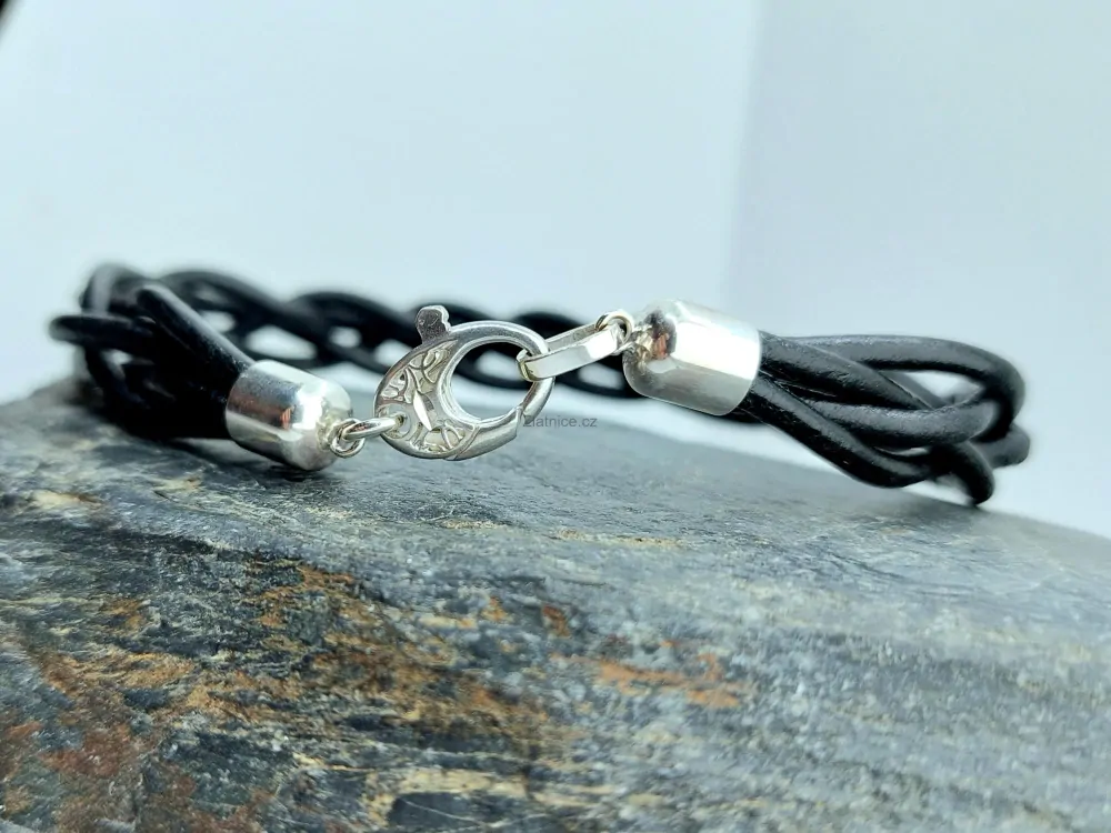 "DAGO" Modelový náramek pro chlapy, Ag