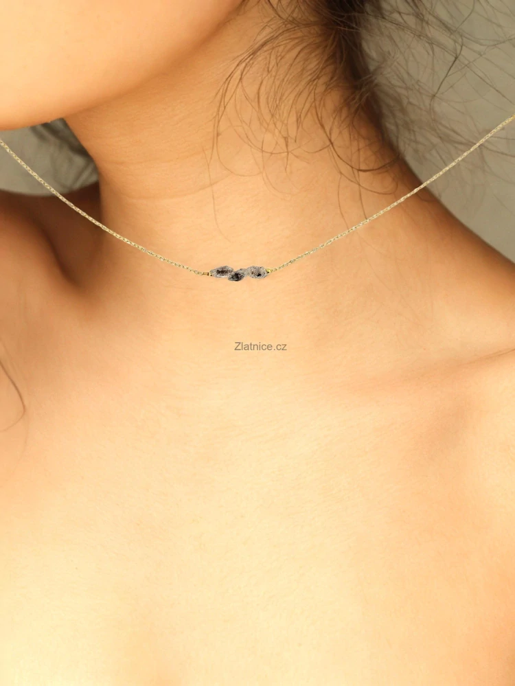 Modelový náhrdelník AMELI s Herkimer diamanty