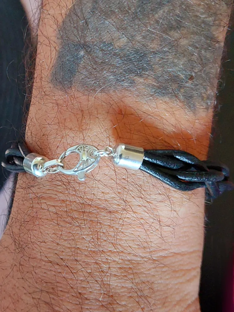 "DAGO" Modelový náramek pro chlapy, Ag