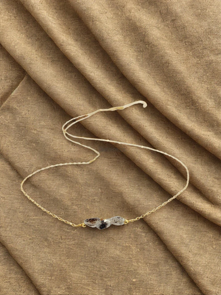 Modelový náhrdelník AMELI s Herkimer diamanty