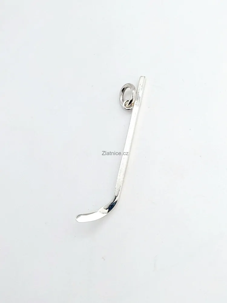 Modelová stříbrná hokejka :)