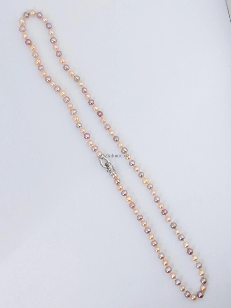 Náhrdelník SARAH perly AAAA stříbro 925 RH