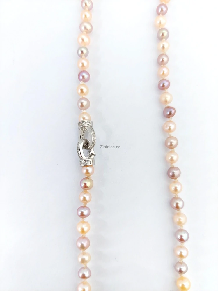 Náhrdelník SARAH perly AAAA stříbro 925 RH