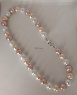 "QUEEN" náhrdelník perly SHELL, Ag 925