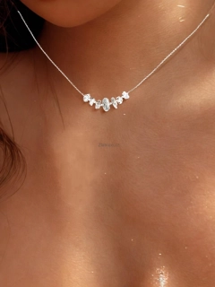Minimalistický náhrdelník s Herkimer diamanty MADA